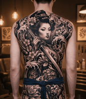 Hình xăm geisha: Chọn “thần” đúng trước khi chọn mẫu, lên da mới sang