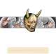 Phong cách độc đáo với hình xăm vòng tay Nhật cổ mặt quỷ