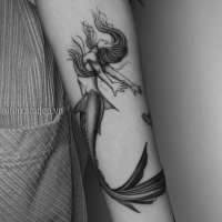 Hình Xăm Nàng Tiên Cá: Chọn Lọc Mẫu Tattoo Đẹp Nhất